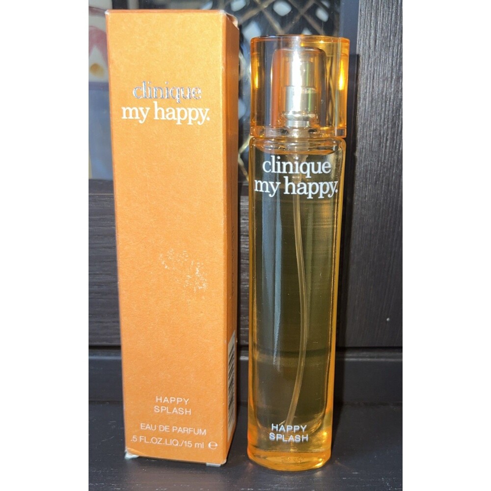 NEW CLINIQUE My Happy Eau de Parfum Perfume Spray in "HAPPY SPLASH" (.5oz/15mL)